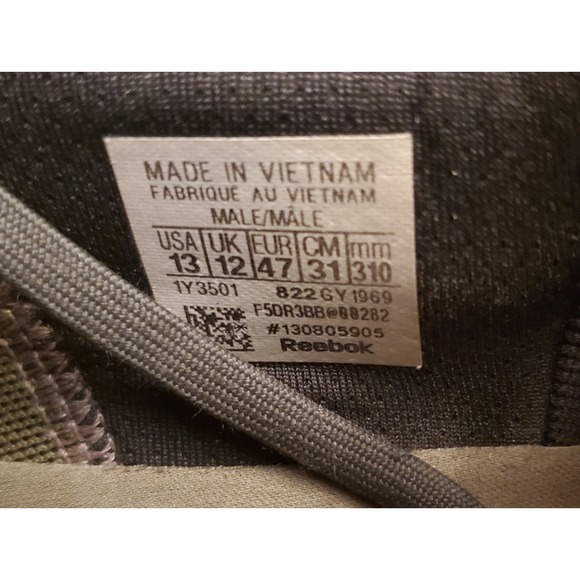 Reebok Nano X1 CrossFit Cross Training Sneakers Men's Size 13 Black - Picture 10 of 12